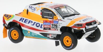 Toyota Hilux GR DKR N 299 WHITE ORANGE